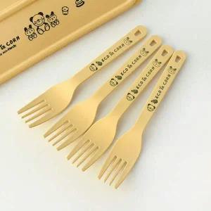 옥수수 주니어 포크 세트 4P