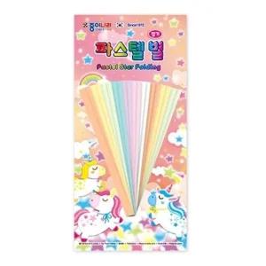 종이나라 1500 파스텔별접기 별접기 종이접기 색종이 (WAD37E3)