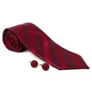 KING 와인 사선 타이 커프스링크 세트 (WFKIJCJ)