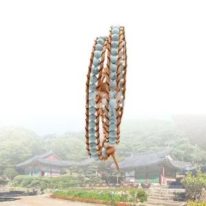 행운 팔찌 옥매듭 재물 금전 풍요 염주 청터키석 (WDCDE07)