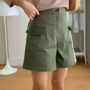 [나야홍]빅사이즈 510 카고포켓웜기모4부팬츠 DLTQ169_P409737595