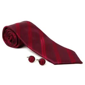 KING 와인 사선 타이 커프스링크 세트 (WFKIJCJ)