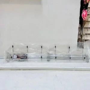 스텐 의류 걸이 6P 벽 부착형 옷걸이 모자 보관함 (WFKIP6W)