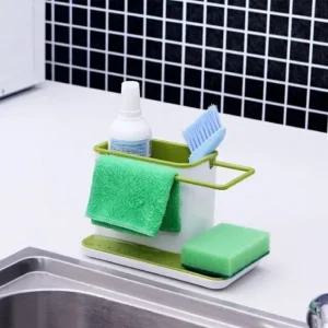 조리도구정리함 욕실 조리도구 각종소품 탈착가능 주방홀더 투톤컬러 (WFKJIEZ)