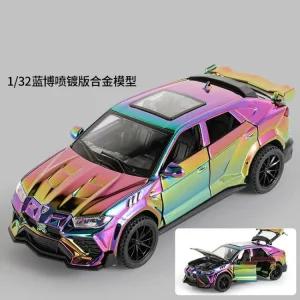 시이션 빛 도어 무선RC 자동차 모델소리 및 스포츠카 132 피드백멀티 장난감 URUS