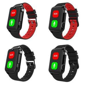 4G 스마트 워치 노인 팔찌 한 버튼 SOS-양방향 전화 시계 GPS 추적기-추락 프롬프트 손목 시계 수석