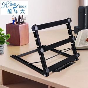 노트북 금속 스탠드 휴대용 접이식 랙 책 거치대 독서 쉬텐더 6 각도 조정