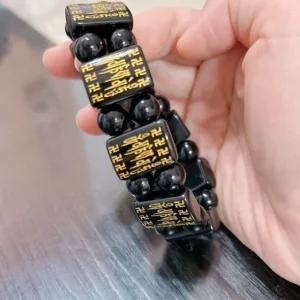 운수대통 굵은 불교 번뇌 팔찌 염주 (WF10750)