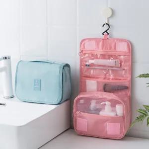 1박2일 여행용 캐리어 수납 파우치 고리형 세면파우치