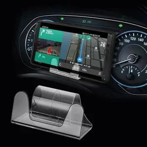 투명 고정형 스마트폰거치대 스탠드 폰홀더 차