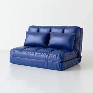 [마켓비]앰보 2인 좌식 소파베드 블루 9764.1005