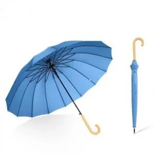 우산 16K 자동 105cm 폴리우드 고급 손잡이 장우산