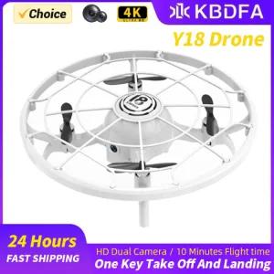 항공 콥터 접이식 RC 드론 미니 높이 HD 장난감 4K 사FPV Y18/Y19 헬리고정