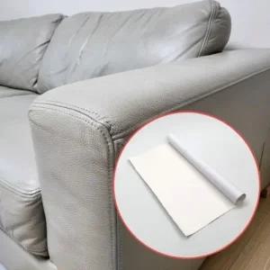 인조가죽 가죽보수 대형 스티커 아이보리