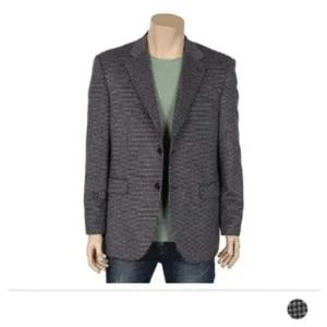 MJS20029 패터 모직 체크 콤비자켓