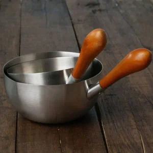 우드핸들 스텐 밀크팬 이유식 우유 소스 냄비 1인가구_23551191