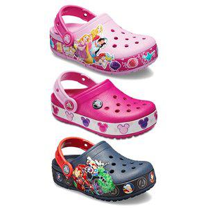 [크록스] 키즈 펀랩 라이트 클로그 프린세스 아동 샌들 3종 택1