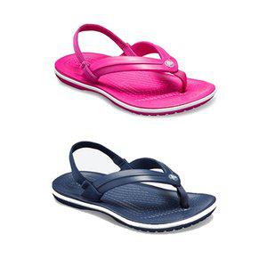 [크록스] 키즈 크록밴드 스트랩 플립 205777 아동 샌들 2종 택1