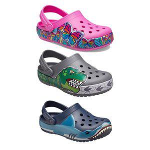 [크록스] 키즈 펀랩 라이트 클로그 아동 샌들 3종 택1