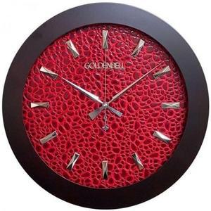 [BZJLRHPZ_51AJ]GB4936ds 무소음 가죽 벽시계 40cm GWM