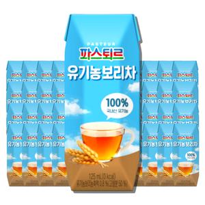 파스퇴르 유기농주스 보리차 125ml 48개