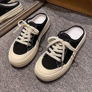 편한신발 여자운동화 예쁜운동화 플랫 끈없는운동화