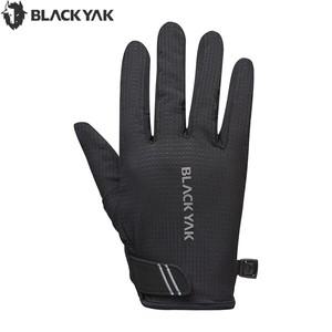 [블랙야크]남여공용 타공 우븐 스판 원단 아웃도어 등산 장갑 펀칭롱글러브 2BYGVS4901BK