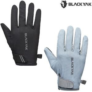 [블랙야크]남여공용 타공 우븐 스판 원단 아웃도어 등산 장갑 펀칭롱글러브 2BYGVS4901