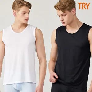 [트라이]트라이 남자냉감나시 민소매 쿨 여름 메리야스 런닝셔츠 런닝구