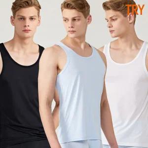 [트라이]트라이 남자여름런닝구 쿨 냉감 메리야스 시원한 흡한속건 나시