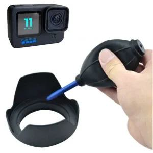 고프로 11 블랙 호환 에어 펌프 먼지 제거 솔 브러쉬 삼각대 어댑터 고프로10 고프로9