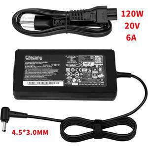 MSI gf63 gv15 GV15-Thin-11SC GF63 Thin 10 11 12Th Intel 코어 ms-16r5 용 120W 20V 6A AC 노트북 전원