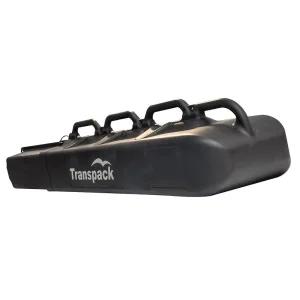 TRANSPACK 고밀도 폴리에틸렌 스키/스노보드 하드케이스 제트 | 몰드 핸들 견고한 로우 프로파일 휠 114cm