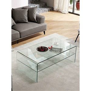 유리 테이블 강화유리 투명 블루미 미니 12mm 강화