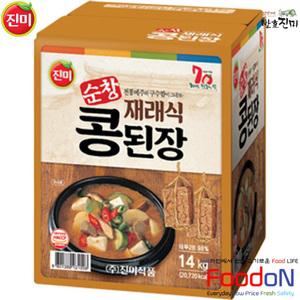 [진미식품] 진미 순창 재래식 콩된장 14kg