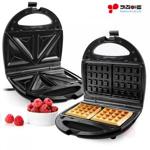 키친아트 와플메이커 3IN1 와플 샌드위치 그릴 간식 스낵 메이커 제조기