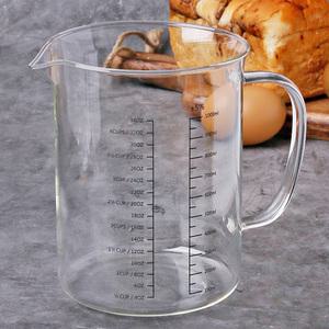 내열 유리계량컵 1000ml 이유식 미니 커피 베이킹 눈금비커