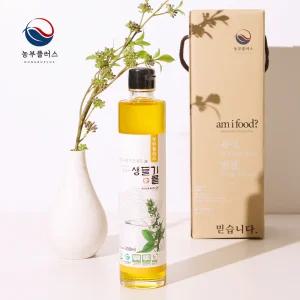 농부플러스 국산 냉압착 생들기름 300ml 1병 선물세트