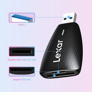카드 리더기 판독기 Lexar-카드 리더 USB 3.1 SD 마이크로 TF 메모리 어댑터 PC 노트북 액세서리 스마트 플