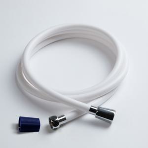 듀벨 화이트 컬러샤워호스 2m+실리콘렌치 물때방지 꼬임방지 샤워기호스