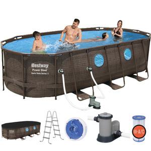 베스트웨이 대형 타원기둥 풀장 6종세트 BW_56716 (549x274x122cm)