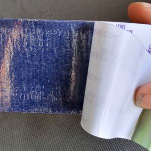 천막보수테이프 방수 갑바 화물차 호루 타포린테잎 어닝 폭넓은 블루 100mm