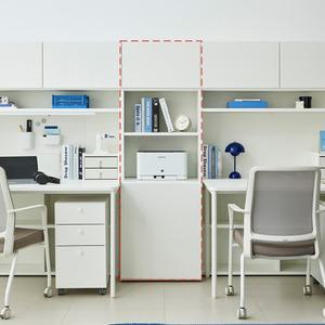 한샘 티오 수납책장 플랩도어형 5단 60cm (컬러 택1)