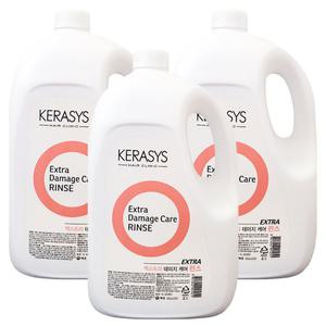 케라시스 엑스트라 데미지케어 대용량 린스 4000ml x 3개 리필용
