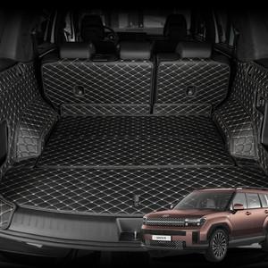 싼타페 MX5 트렁크매트 퀄팅 탄소섬유 가죽 5중구조 풀매트 차박 캠핑