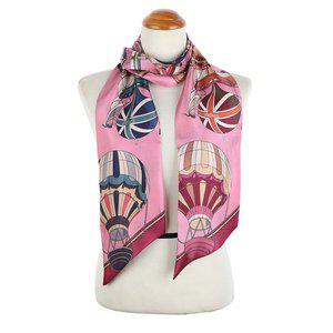 [메트로시티]슬림벌룬 실크 스카프 MSFD-3017