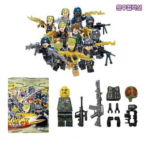 군인 피규어 랜덤팩 복불복 어린이 완구 조립완구 피규어블록 뽑기 솔져 남아 호환블럭