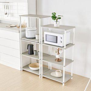 [가구레시피](국내생산) 시그니처 렌지대 2단3단4단5단 전자렌지선반 수납장 진열장 밥솥 다이