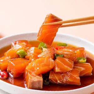 짜지않고 부드러운 수제 간장 연어장 330g