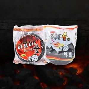 연탄 고기숯 캠핑숯 장작불 바로타 숯 1P
